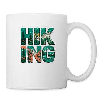 Wanderwege Love Outdoor Natur Berg - Tasse - Weiß - Rechts