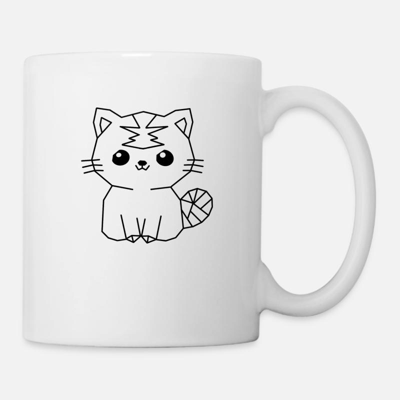 CAT-POLY - Tasse - Weiß