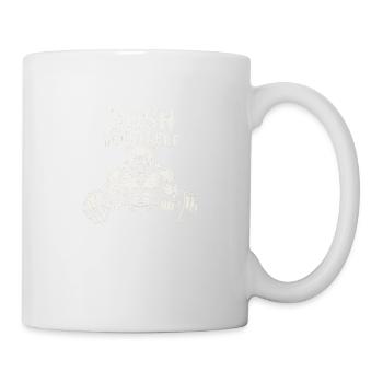 Push Yourself Bear - Tasse - Weiß - Rechts