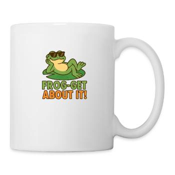 Frog-get About It – Chill Frog Vibes - Mug - white - Right