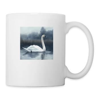 Watercolor Swan - Mug - white - Right