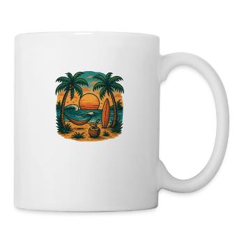 Tropical Beach Life - Mug - white - Right