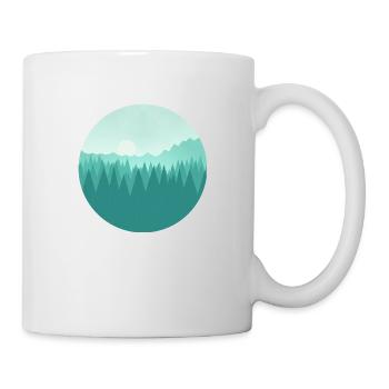 Mountain landscape - Mug - white - Right