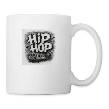 HipHopTrainBlack&White - Mug - white - Right