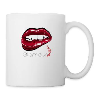 Glanz - Tasse - Weiß - Rechts