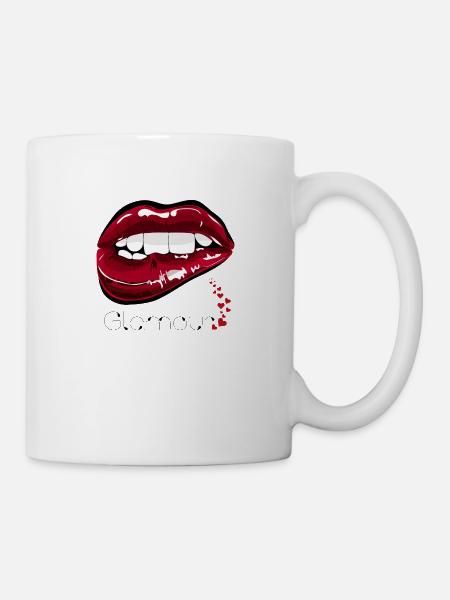 Glanz - Tasse - Weiß