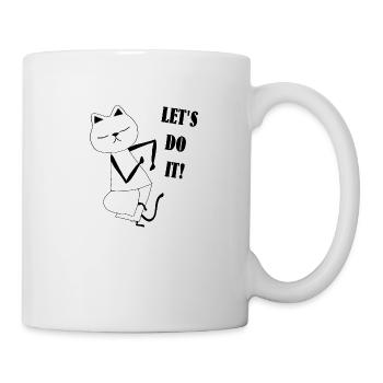 Nekochan Antonio: Let's do it ! - Mug - white - Right