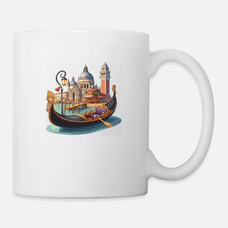 Télécabine de Venise - Mug blanc - blanc
