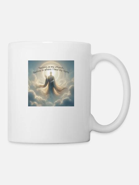Techno Is My Church - Tasse - Weiß