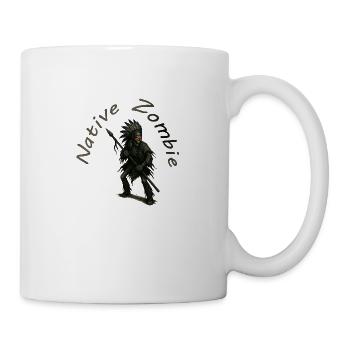 Zombie natif - Mug blanc - blanc - Droite