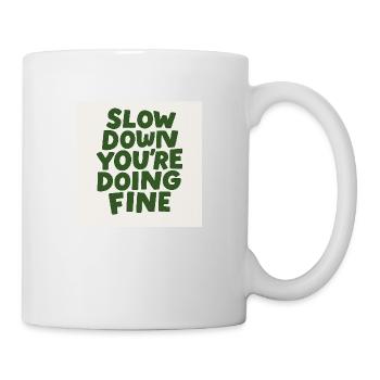 Slow Down Vibes - Mug - white - Right
