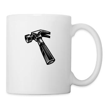 Hammer Time - Hobby Profi always ready for action - Mug - white - Right