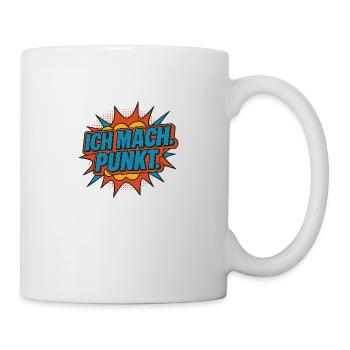 Ich mach Punkt Comic - Tasse - Weiß - Rechts