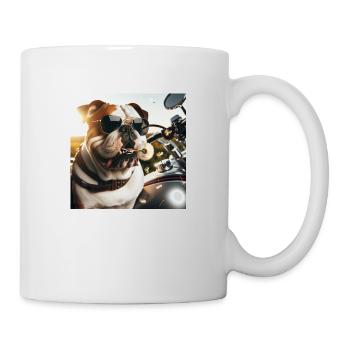 Bouledogue américain - Mug blanc - blanc - Droite