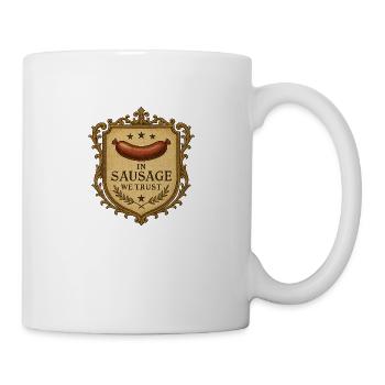In Sausage wie trust - Tasse - Weiß - Rechts