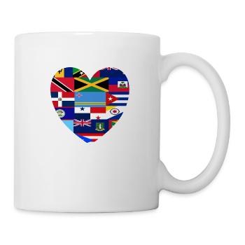 Caribbean feeling reduced to the essentials - Mug - white - Right
