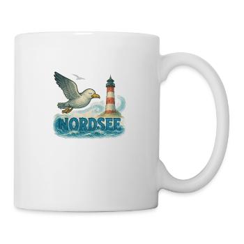 Nordsee - Tasse - Weiß - Rechts
