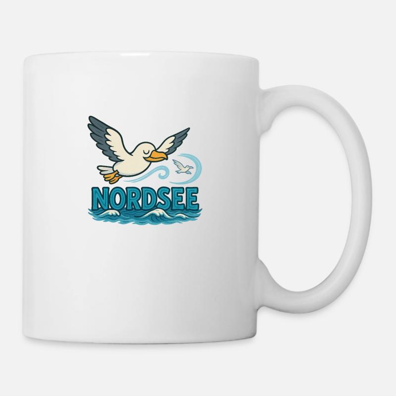 Nordsee - Tasse - Weiß