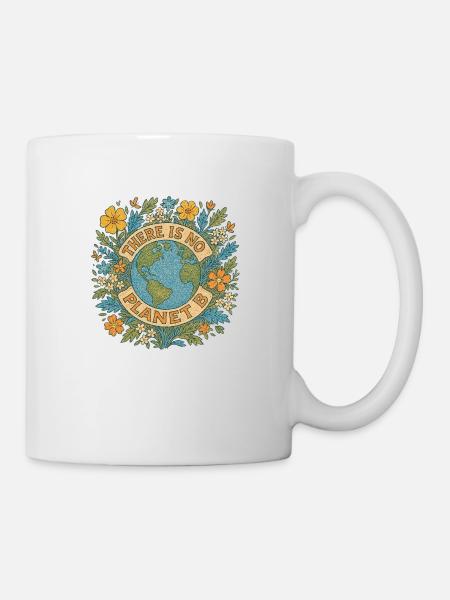 Es gibt keinen Planeten b - Tasse - Weiß
