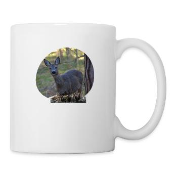 L’amour des cerfs - Mug blanc - blanc - Droite