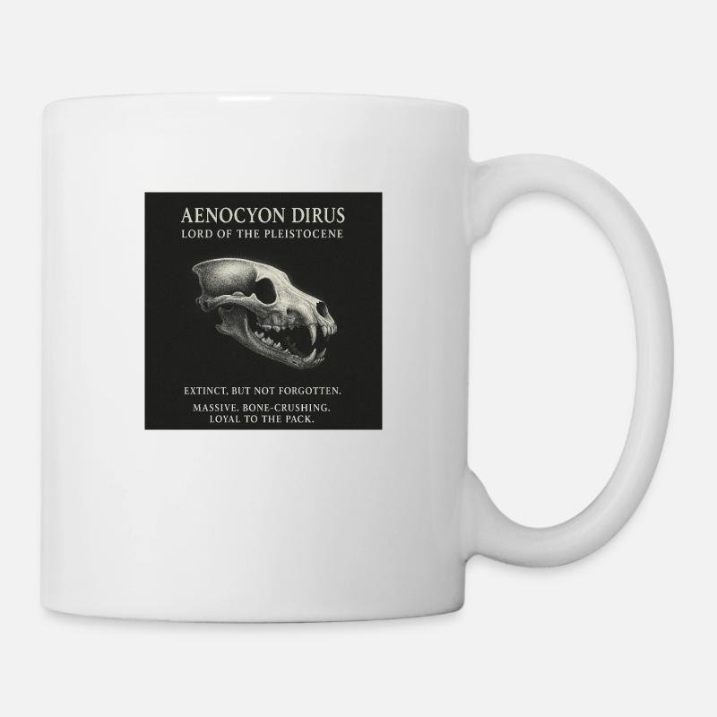 Direwolf - Aenocyon Dirus - Mug - white