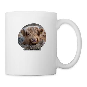 Highland Rind - Tasse - Weiß - Rechts
