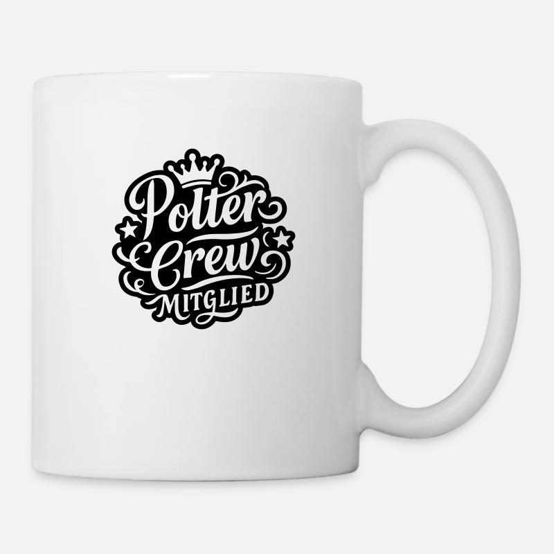 Polter Crew - Tasse - Weiß