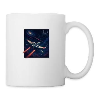 Flight through the galaxy - Mug - white - Right