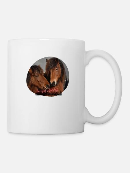 Horses Love - Mug - white