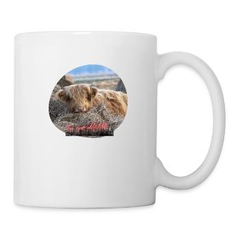 Bœuf des Highlands - Mug blanc - blanc - Droite