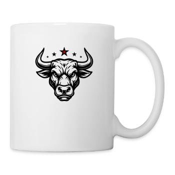 Bull Head Taurus - Mug - white - Right