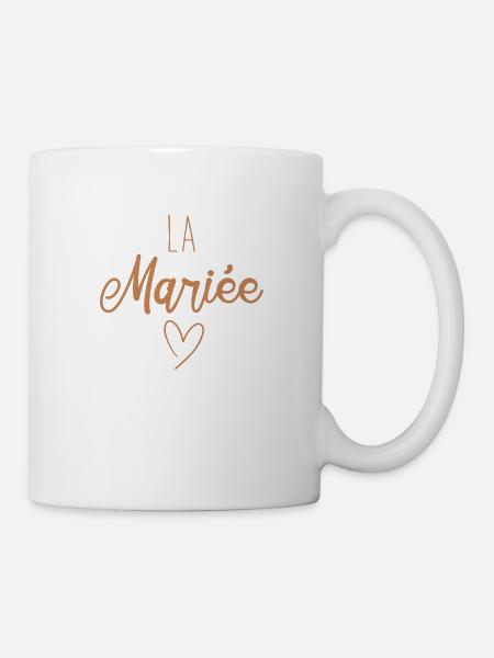 Die Braut - Tasse - Weiß