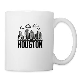 Ville de Houston - Mug blanc - blanc - Droite