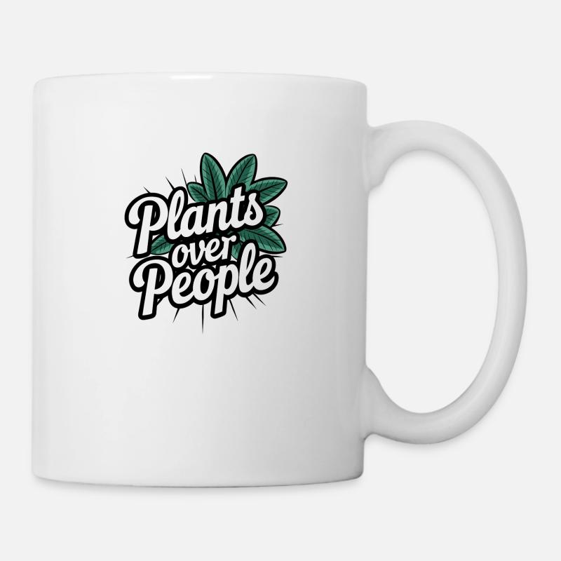 Plants Over People - Mug - white
