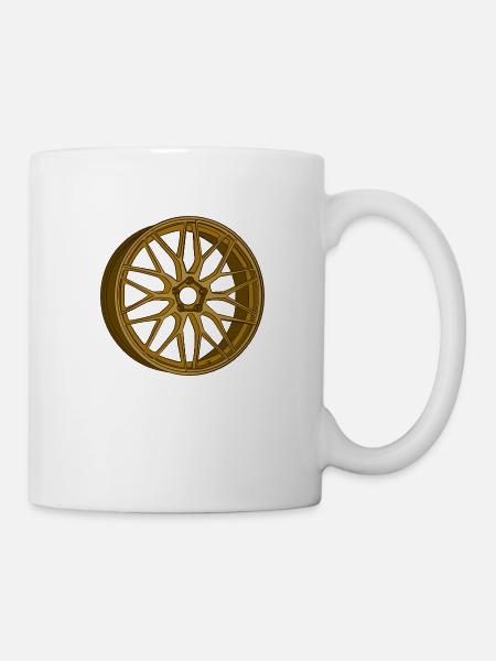 Felge - Tasse - Weiß