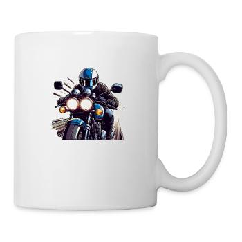 Retro Speed Biker - Tasse - Weiß - Rechts