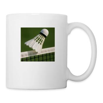 Badminton - ball over net - Mug - white - Right