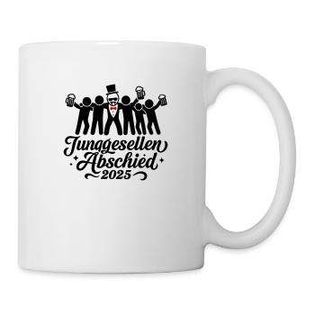 Junggesellenabschied 2025 Team Jga - Tasse - Weiß - Rechts