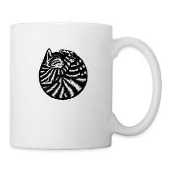 Cat Cat cute - Mug - white - Right