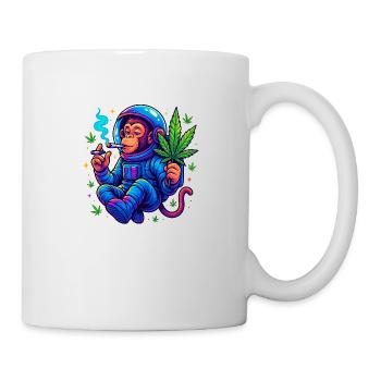 Spacemonkey - Tasse - Weiß - Rechts