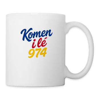 île de la Réunion 974 - Mug blanc - blanc - Droite