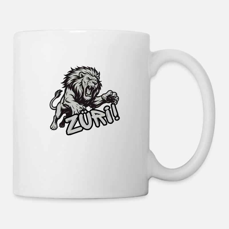 Zürich Löwe - Tasse - Weiß