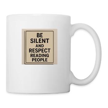 Respectez ceux qui lisent - Mug blanc - blanc - Droite