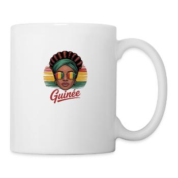 Femme Guinée Fille Guinéenne - Mug blanc - blanc - Droite