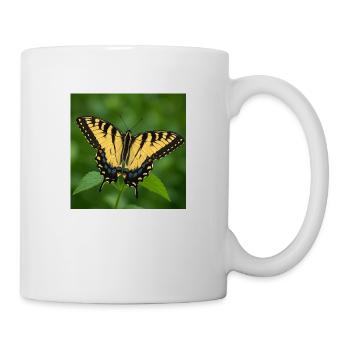Eastern Tiger swallowtail - Mug - white - Right