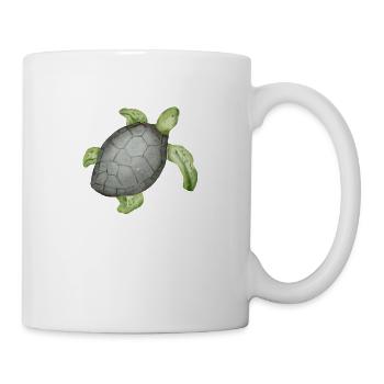 watercolor - Tasse - Weiß - Rechts