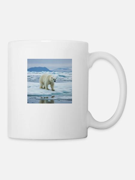 L’ours polaire à la maison - Mug blanc - blanc