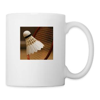 Badminton - Ball and racket - Mug - white - Right
