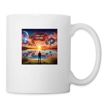 Think Less Live More - Mug - white - Right