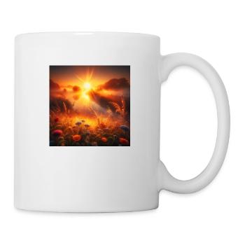 Raus aus den Federn - Tasse - Weiß - Rechts